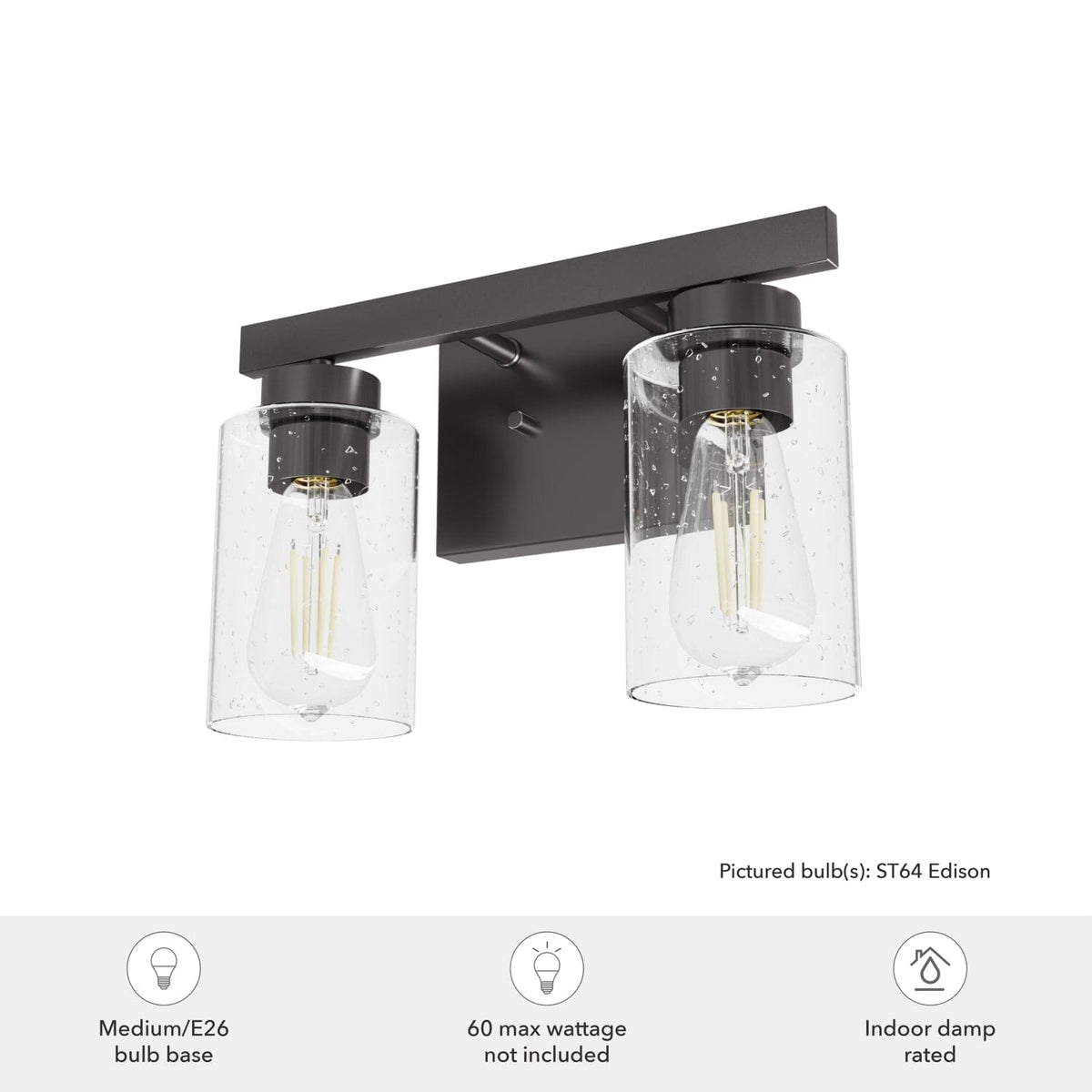 Hartland 2 Light Vanity