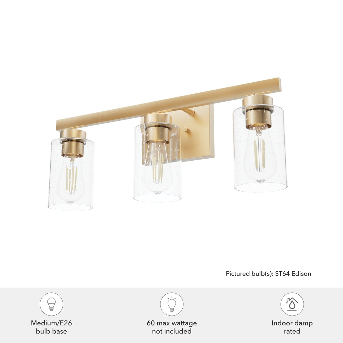 Hartland 3 Light Vanity