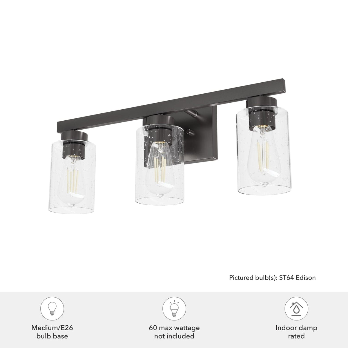 Hartland 3 Light Vanity