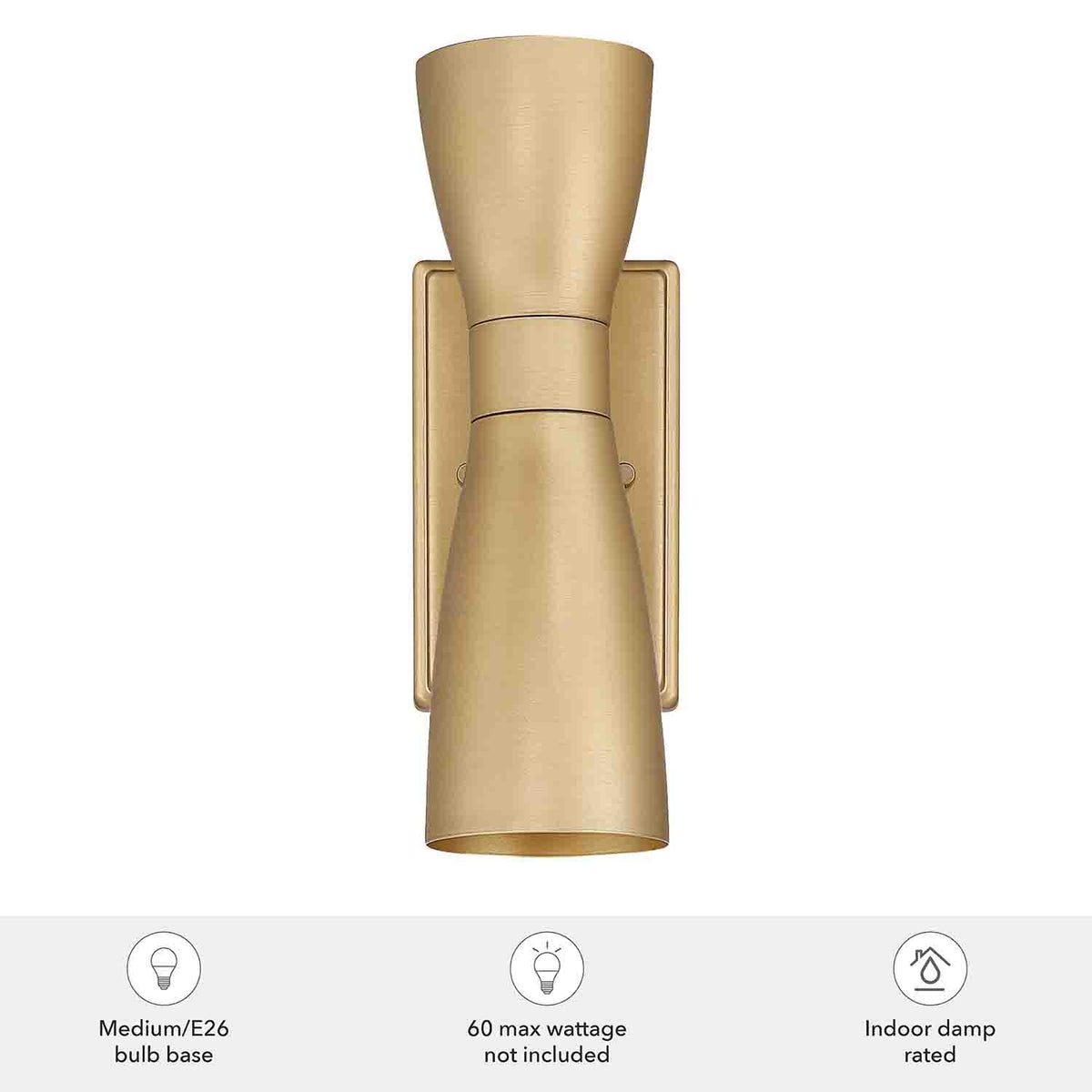 Zola Up and Down 2 Light Sconce