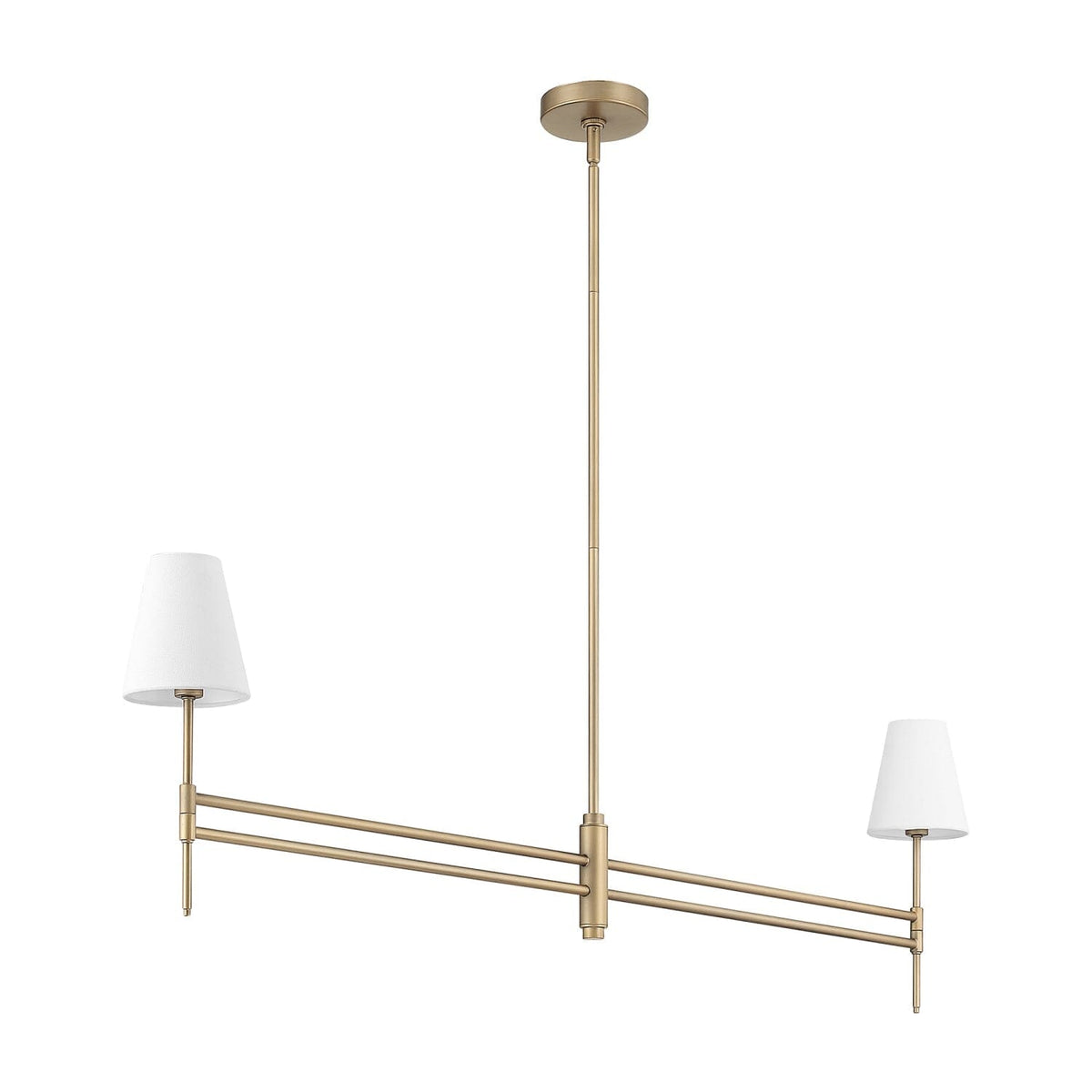 Camelia Stem Jasmine Roth 2 Light Linear Chandelier