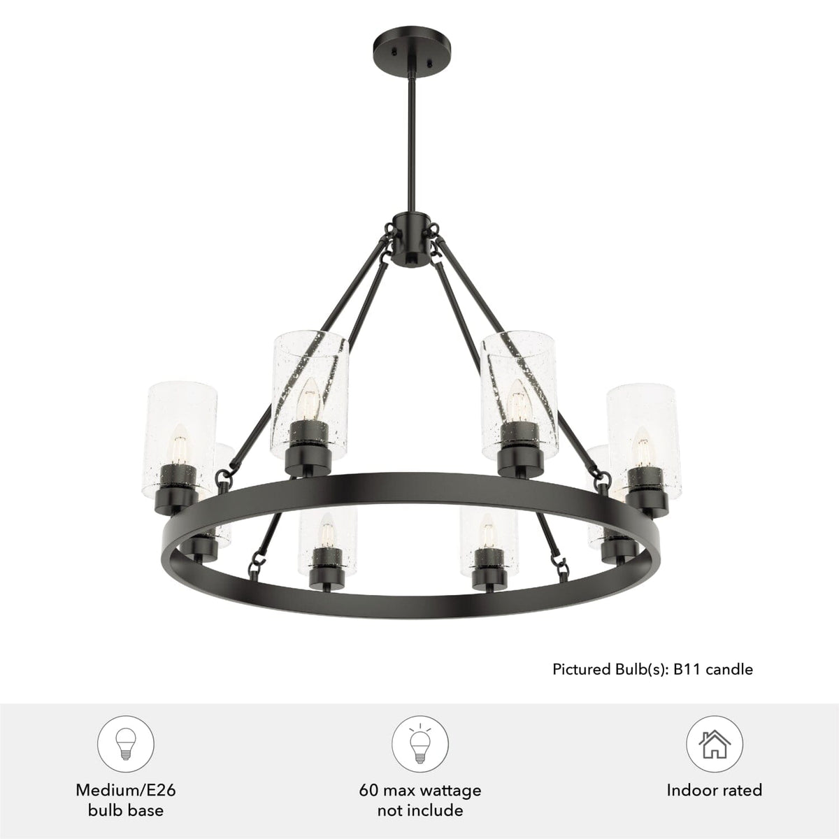 Hartland 8 Light Chandelier