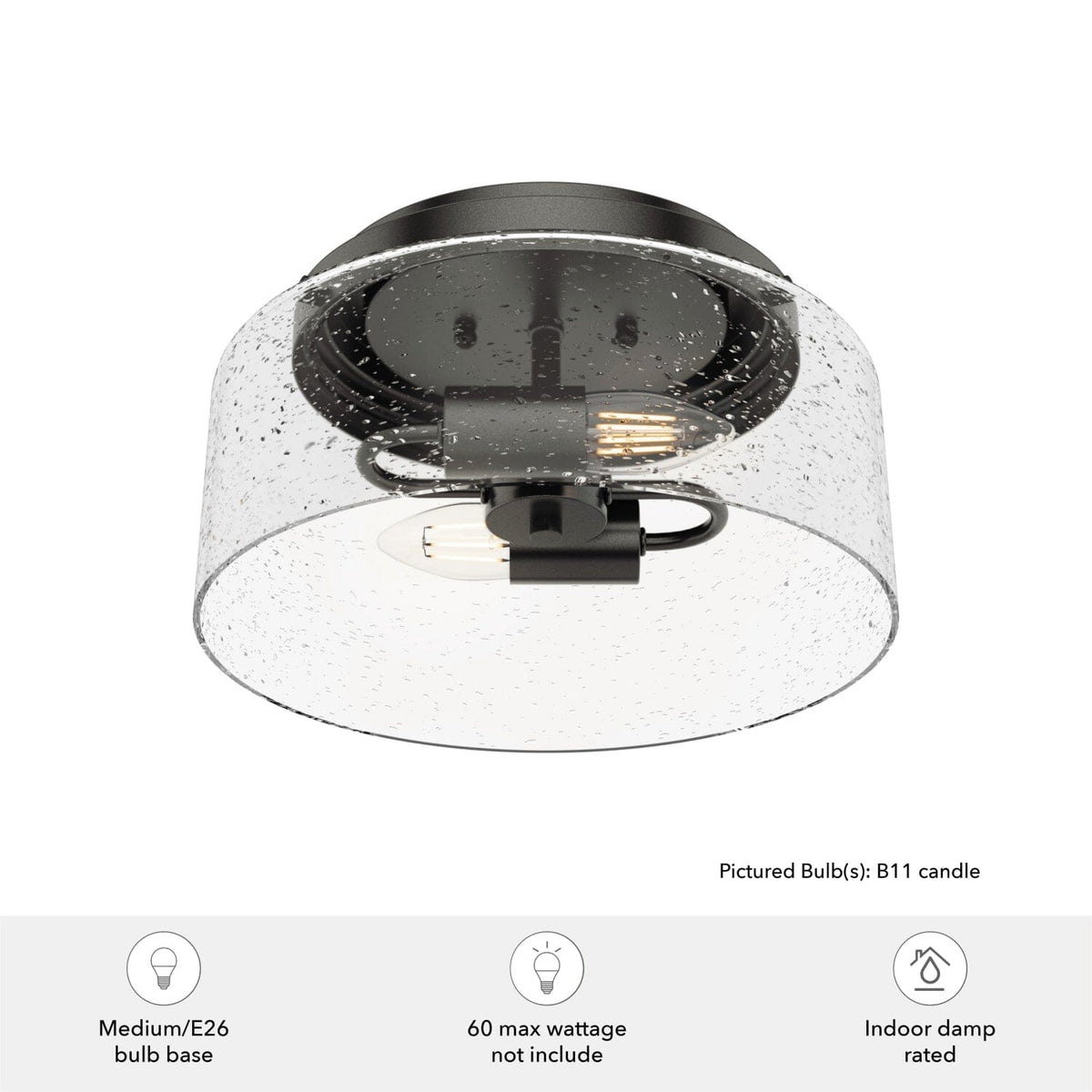 Hartland 2 Light Flush Mount