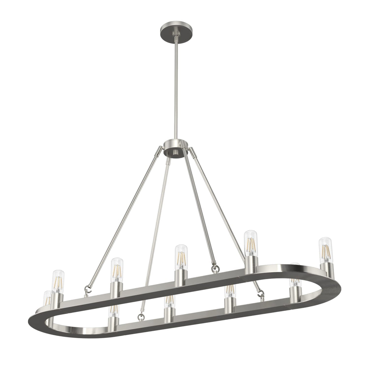 Saddlewood 10 Light Linear Chandelier