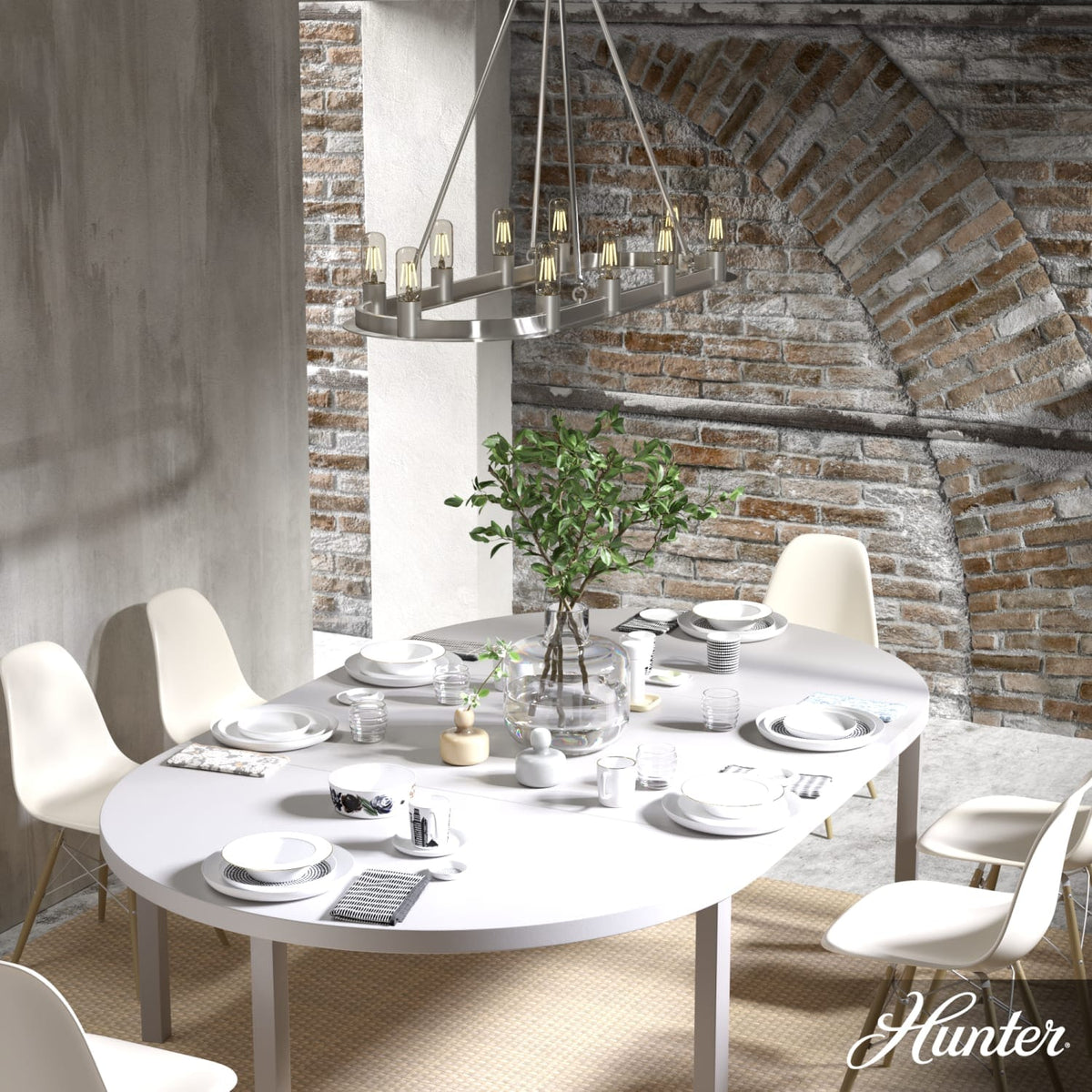 Saddlewood 10 Light Linear Chandelier