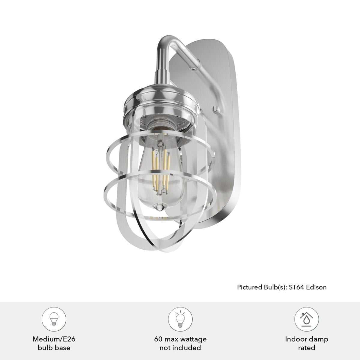 Starklake 1 Light Wall Sconce