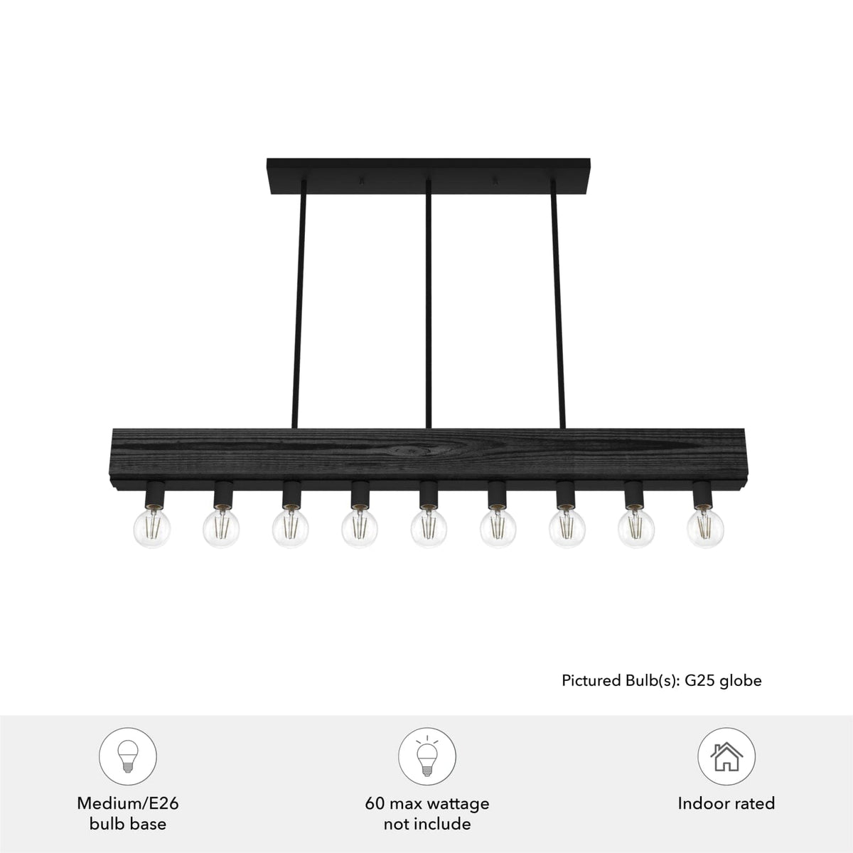 Donelson 9 Light Linear Chandelier
