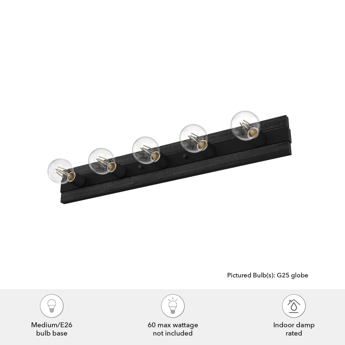 Donelson 5 Light Vanity