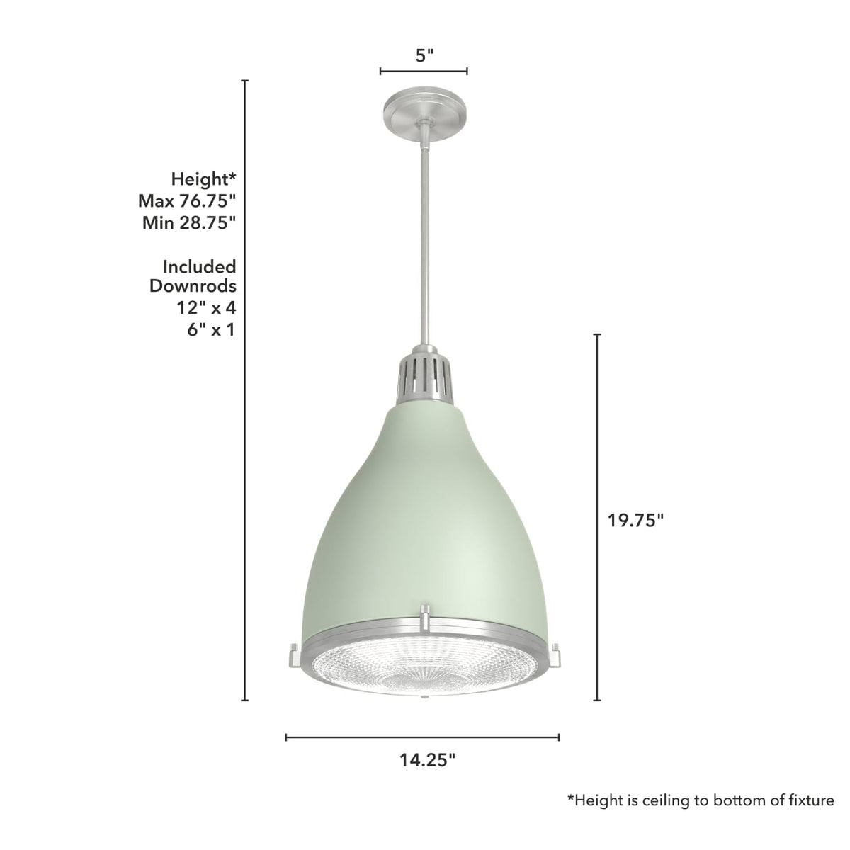 Bluff View 3 Light Pendant 14 inch
