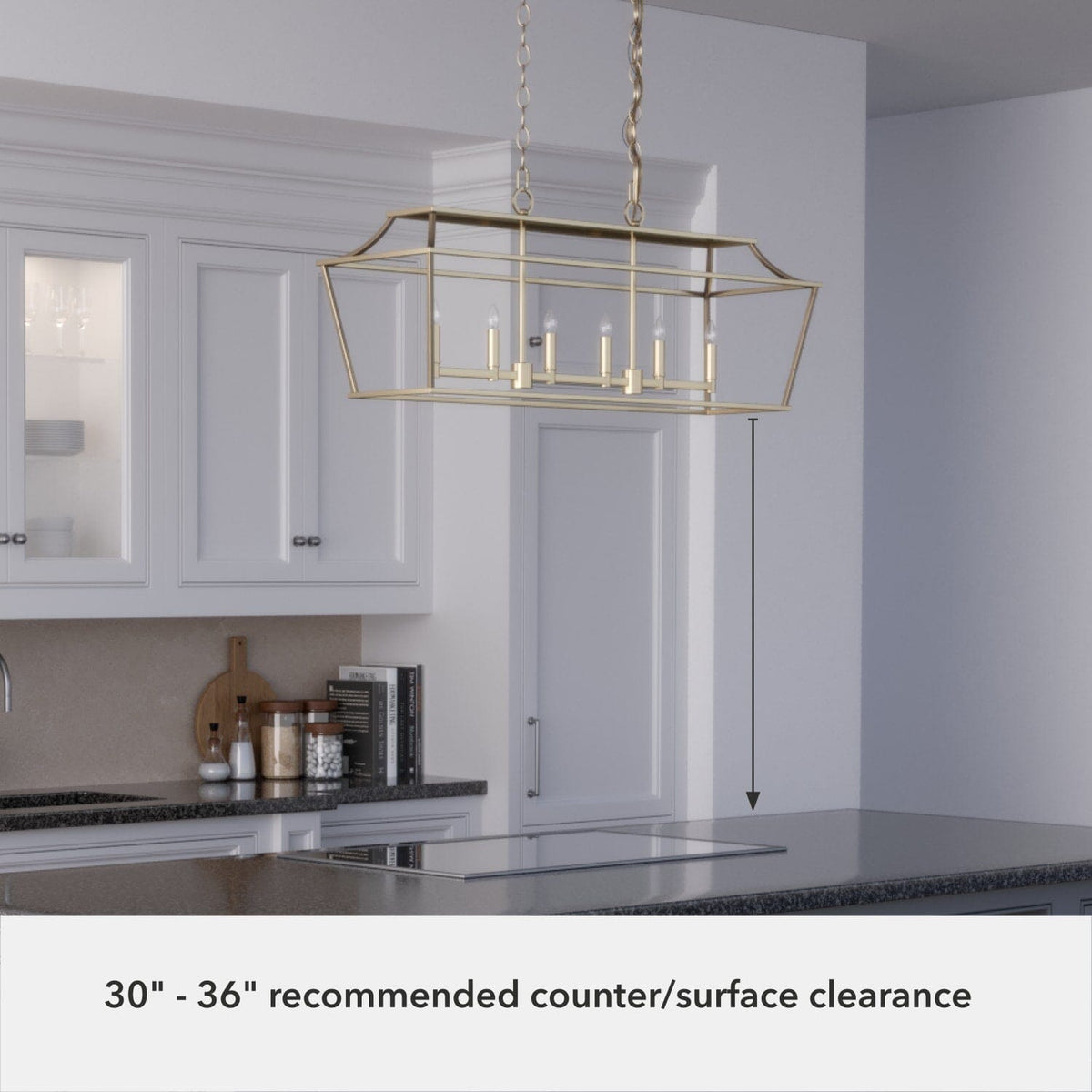 Laurel Ridge 6 Light Linear Chandelier