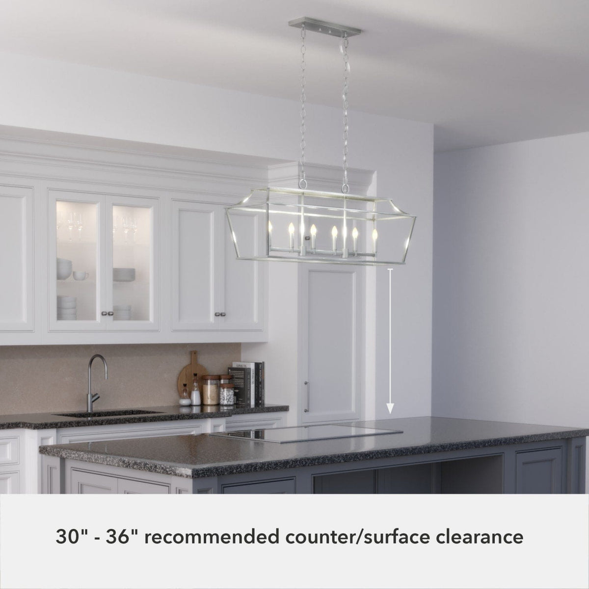 Laurel Ridge 6 Light Linear Chandelier