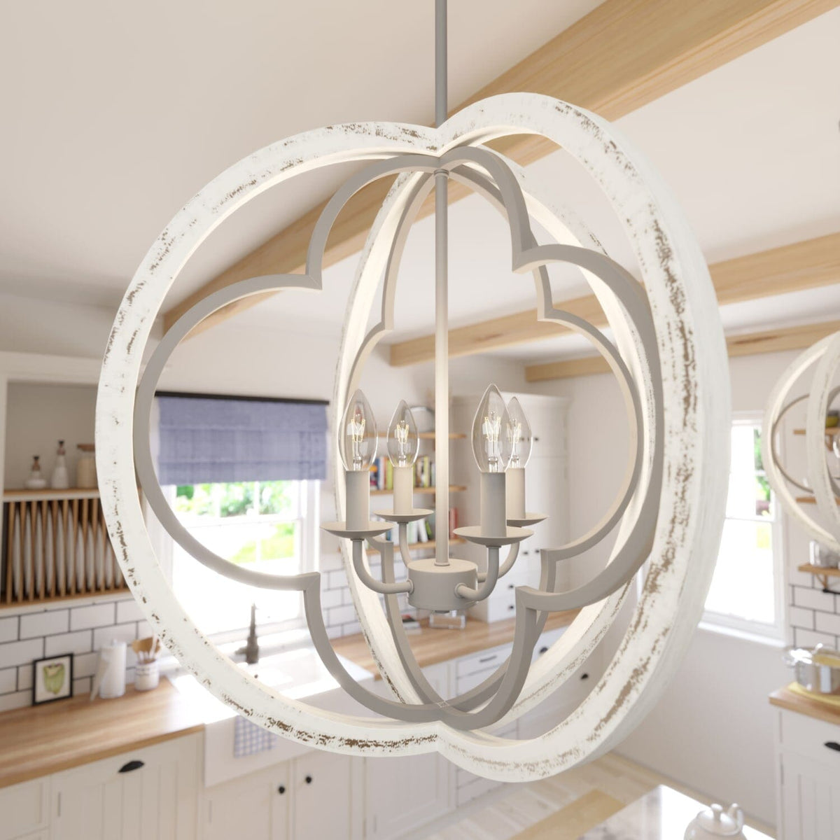 Gablecrest 4 Light Pendant 24 inch