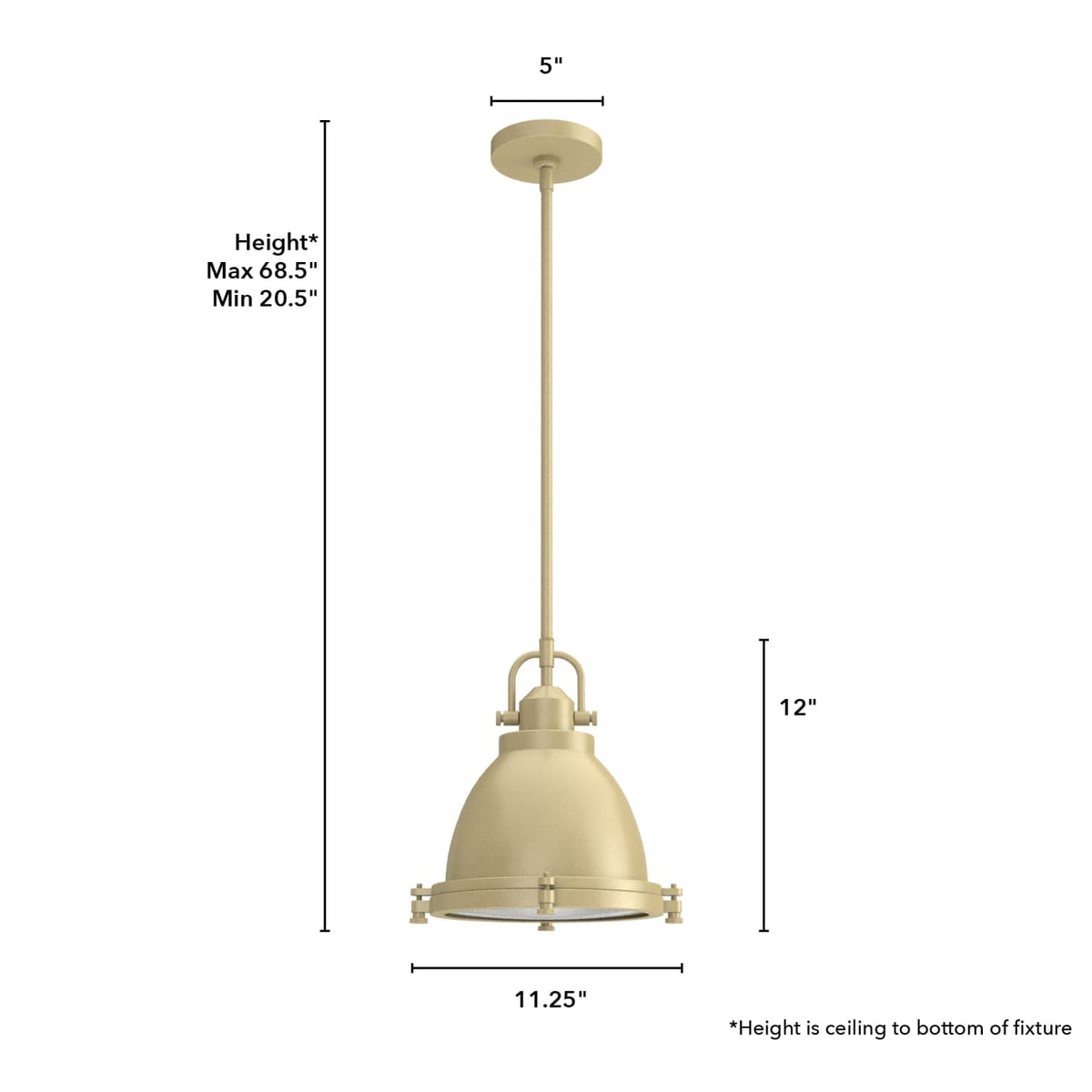 1 Light Bridgemoor Pendant