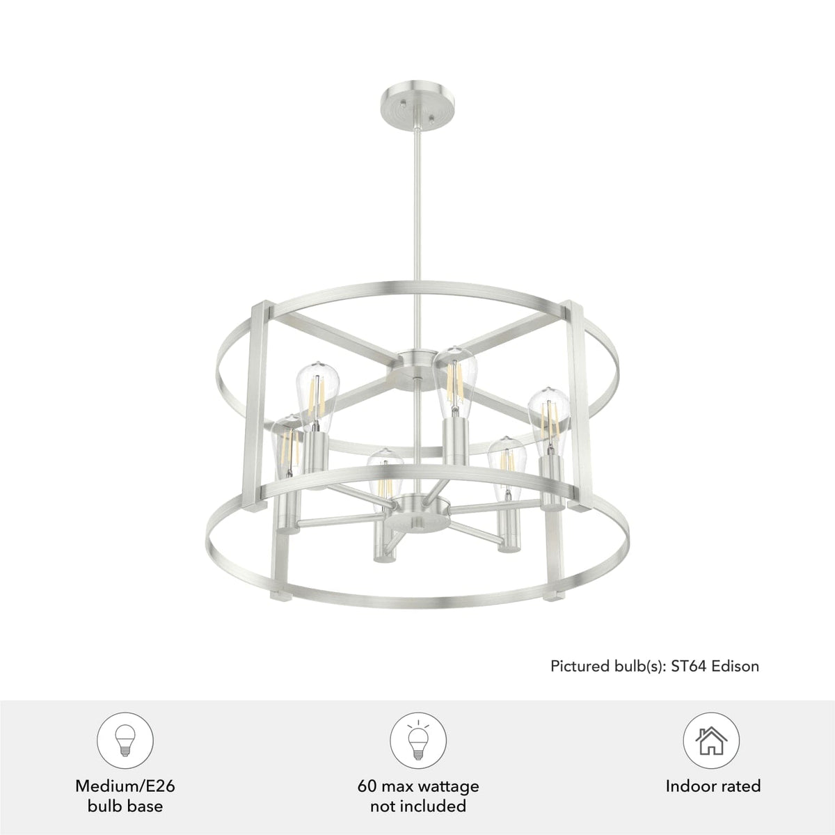 Astwood 6 Light Chandelier