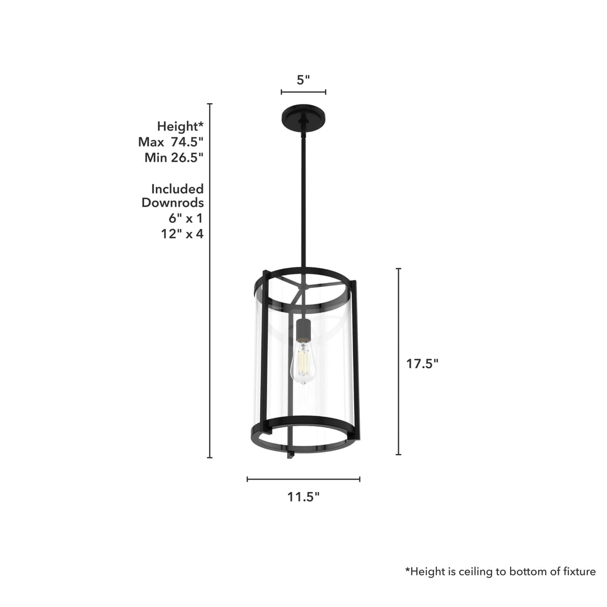 Astwood 1 Light Pendant