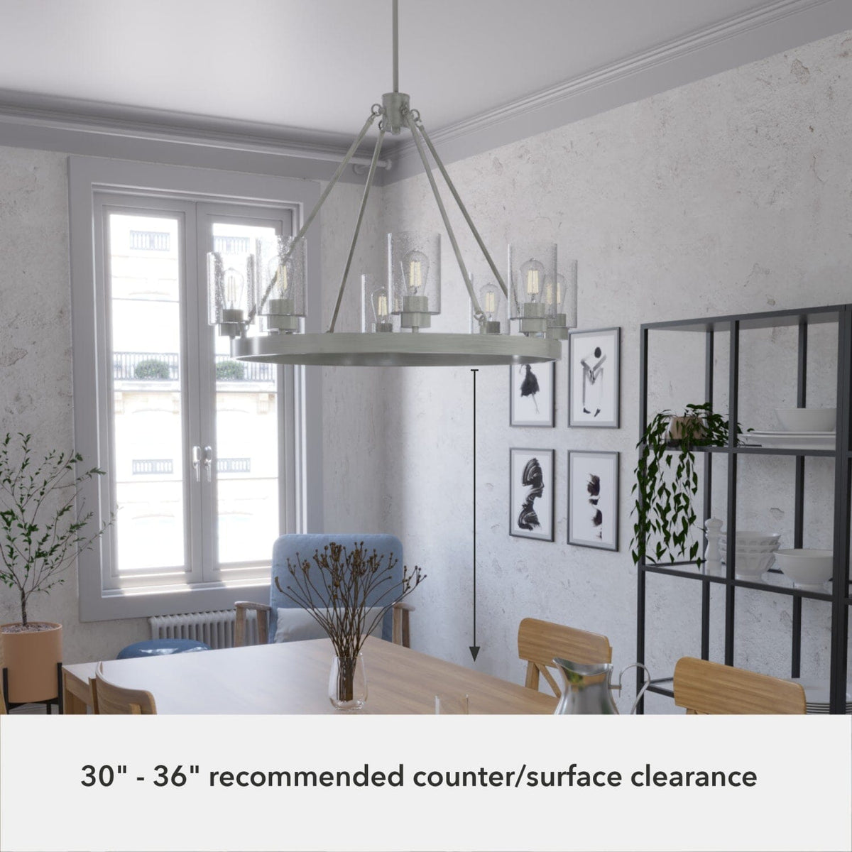 Hartland 8 Light Chandelier