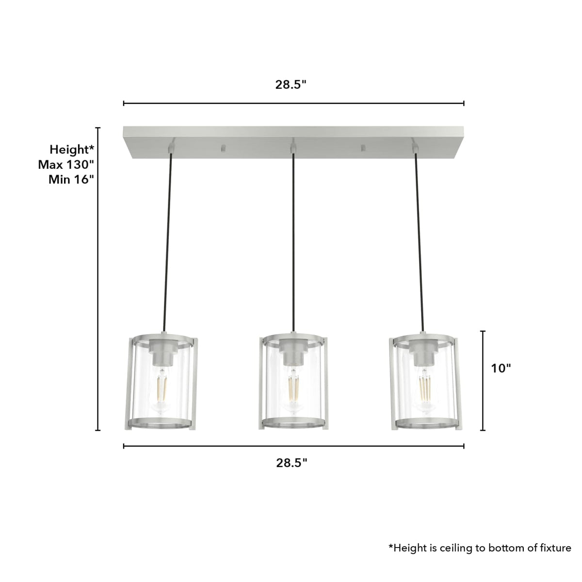 Astwood 3 Light Cluster Linear