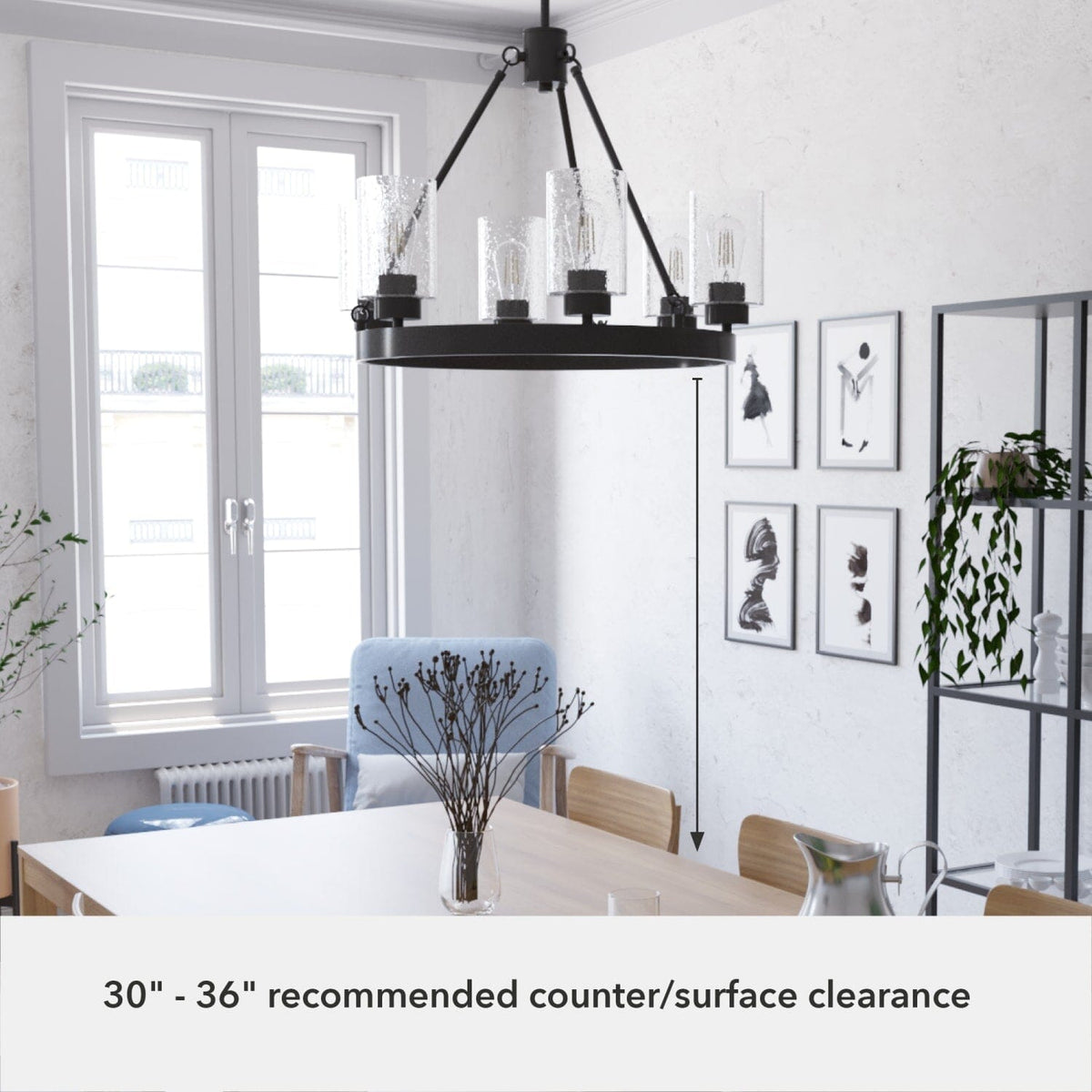 Hartland 6 Light Chandelier