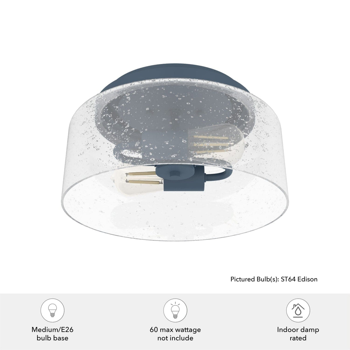 Hartland 2 Light Flush Mount