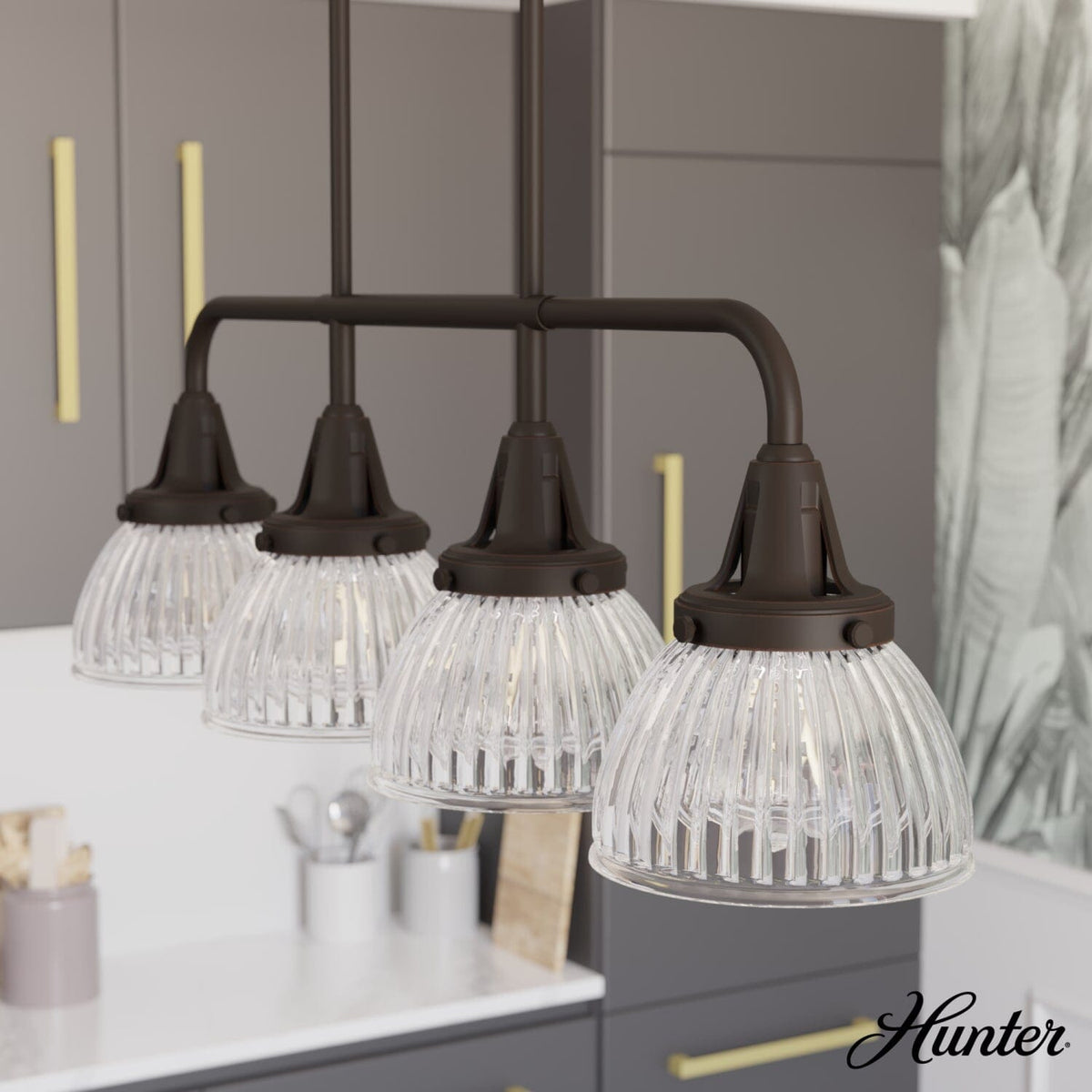 Cypress Grove 4 Light Linear Chandelier