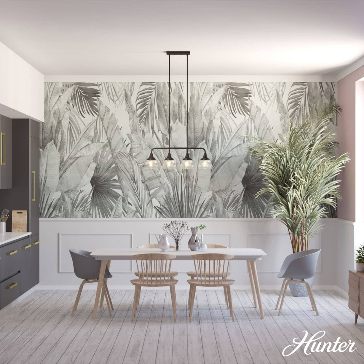 Cypress Grove 4 Light Linear Chandelier