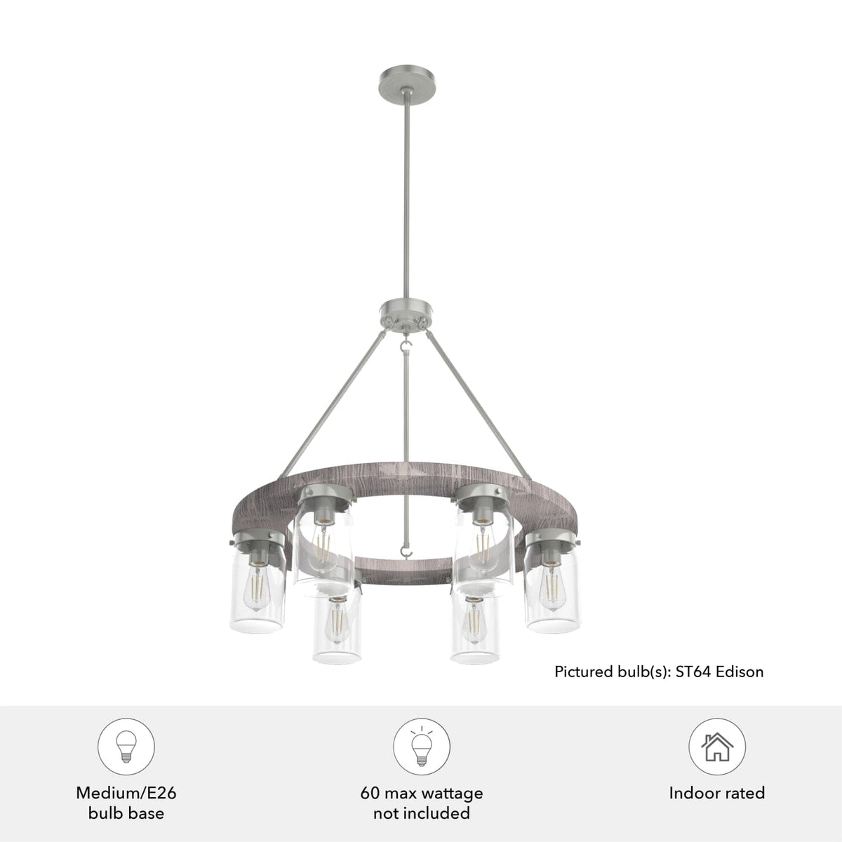 Devon Park 6 Light Chandelier