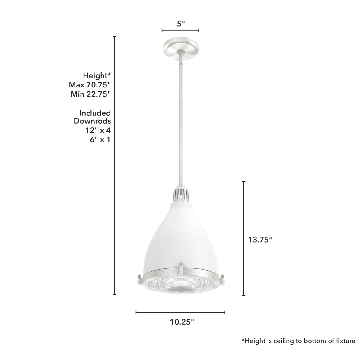 Bluff View 1 Light Pendant