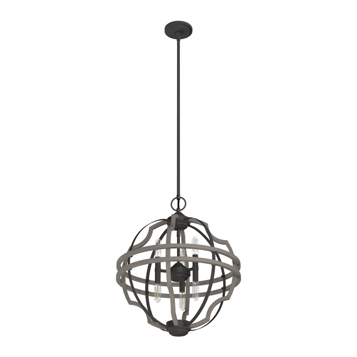 Stone Creek 6 Light Pendant 19 inch