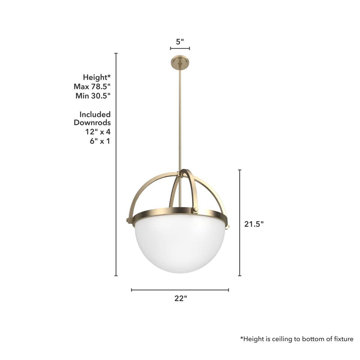 Wedgefield 4 Light Pendant
