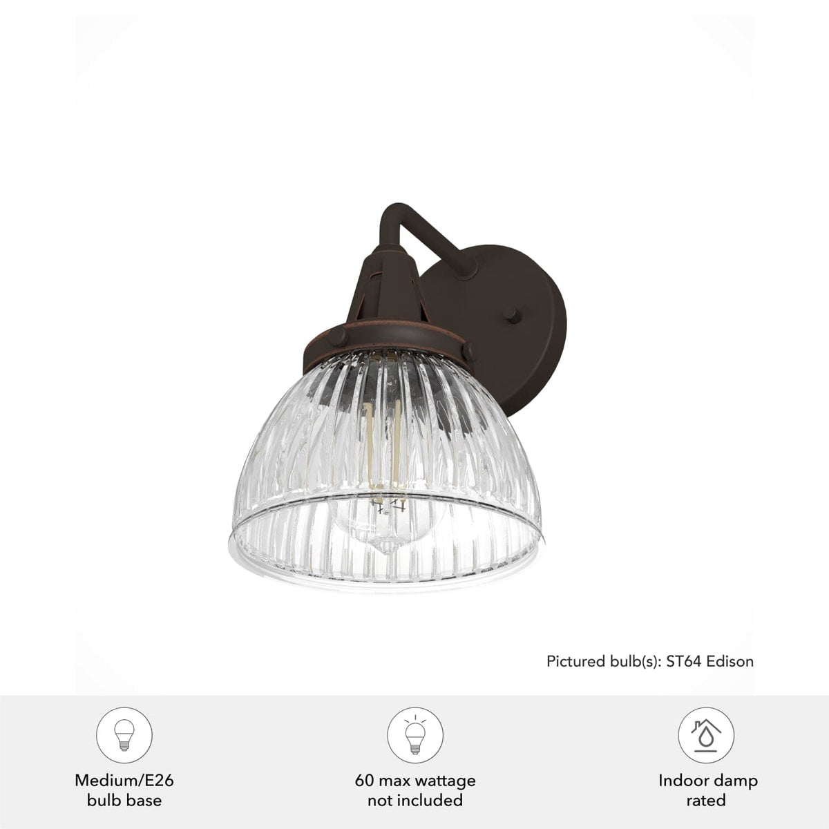 Cypress Grove 1 Light Wall Sconce