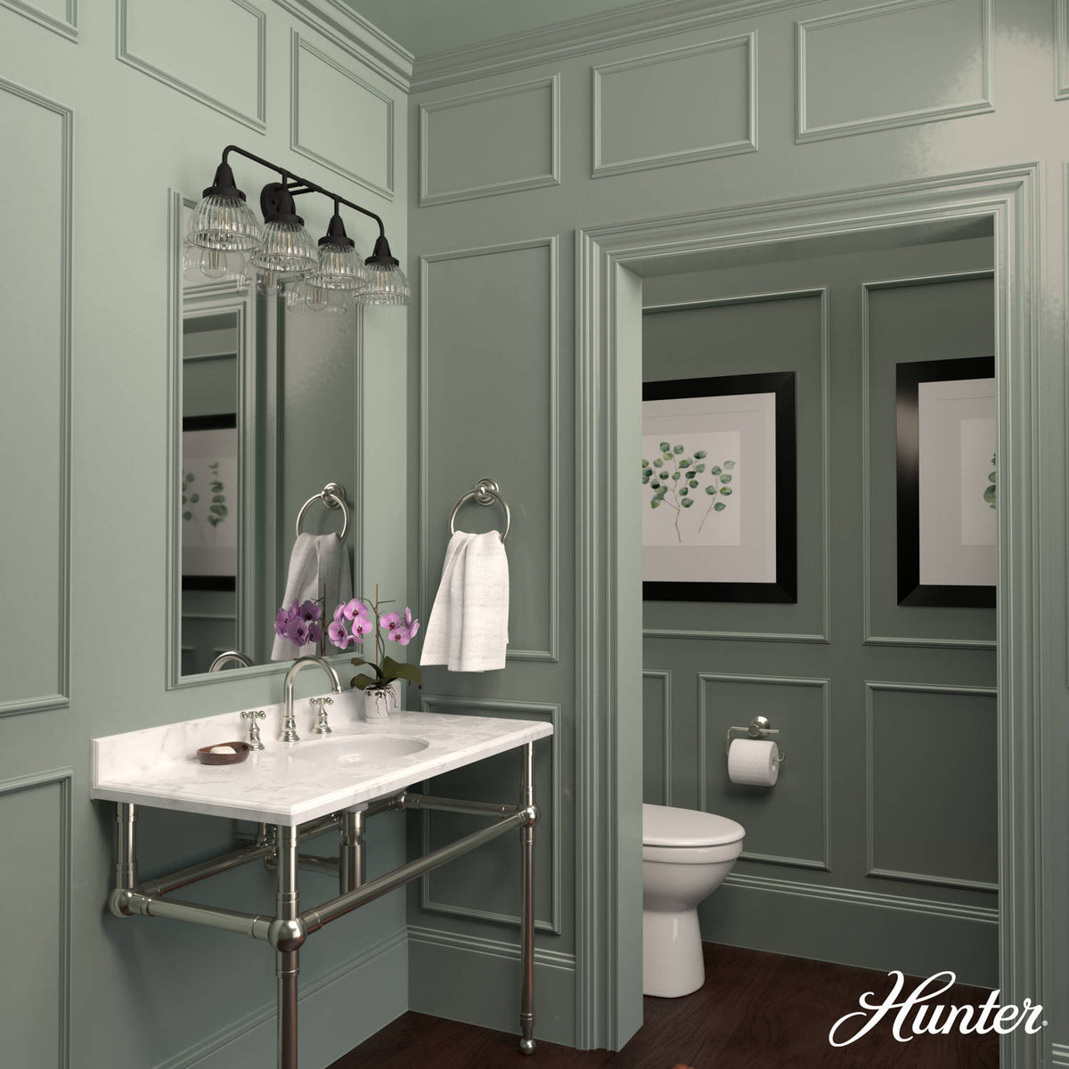 Cypress Grove 4 Light Vanity