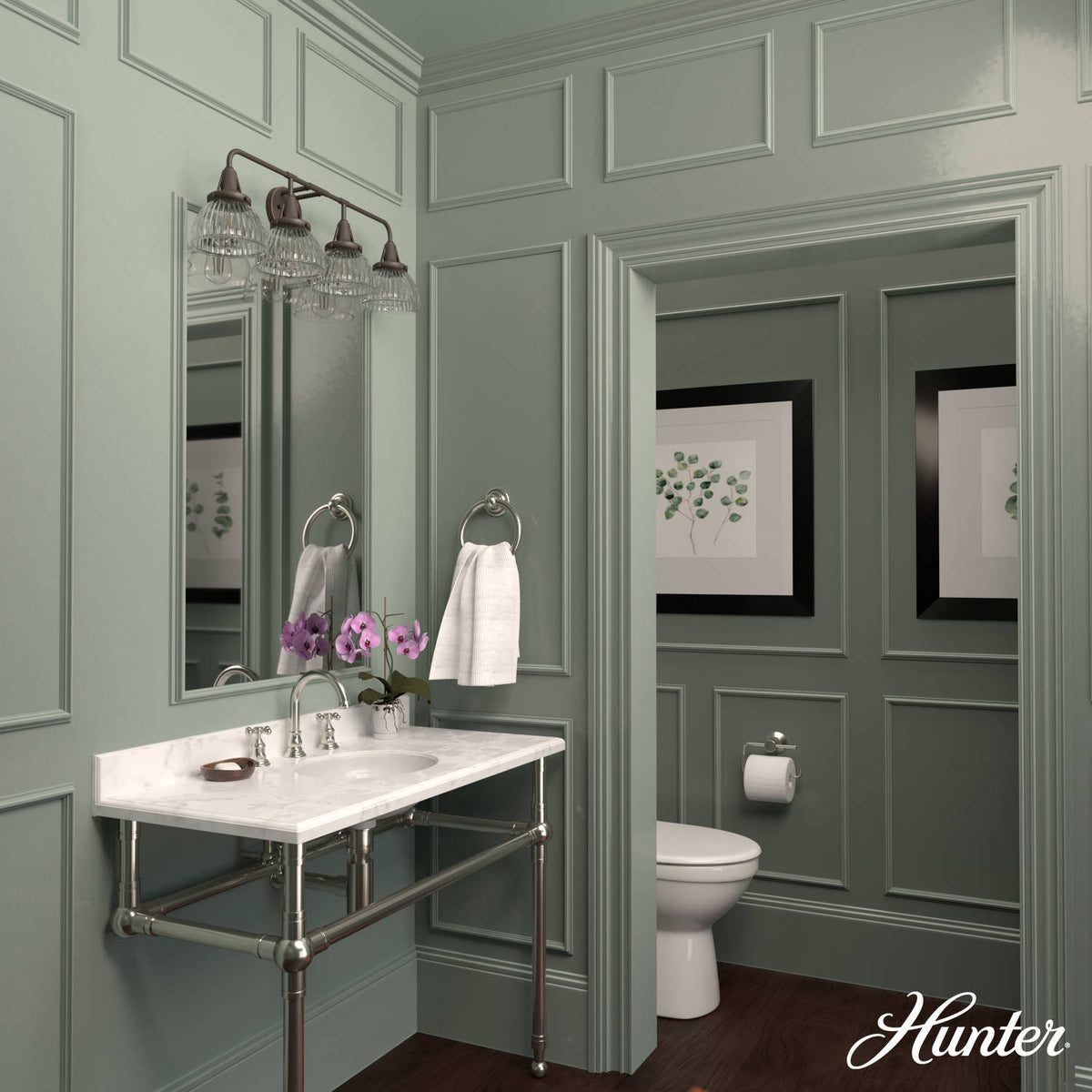 Cypress Grove 4 Light Vanity