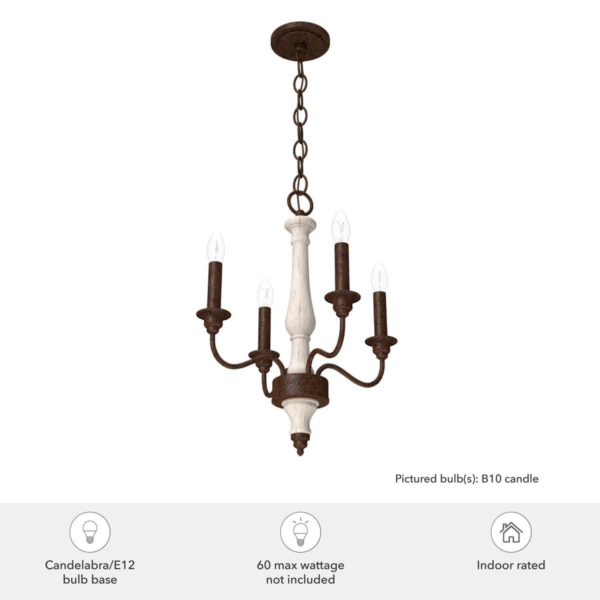 Teren 4 Light Mini Chandelier
