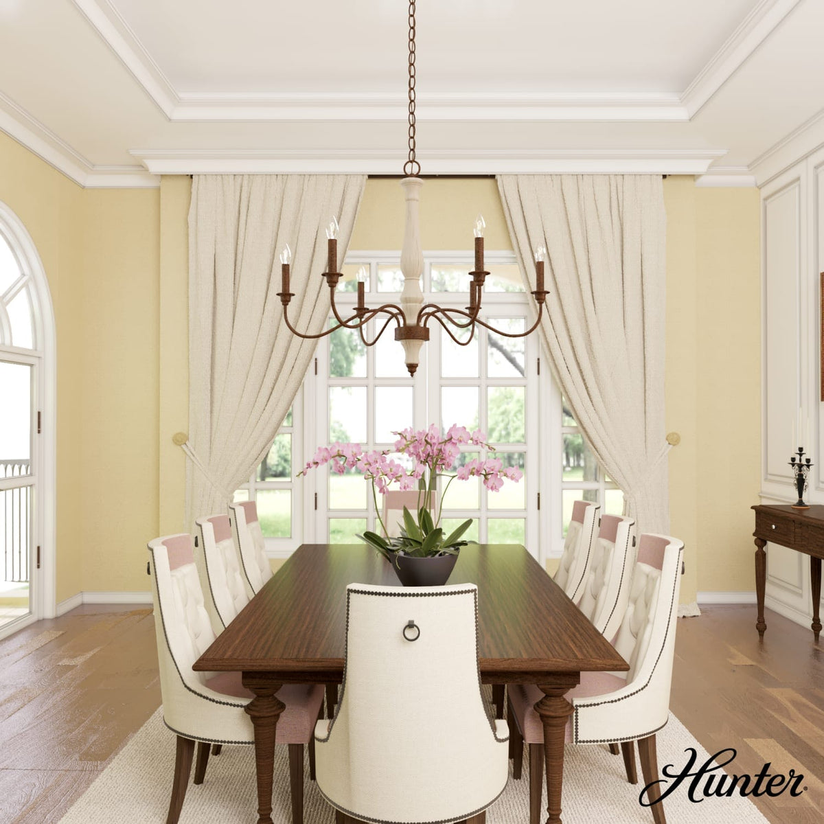 Teren 6 Light Chandelier