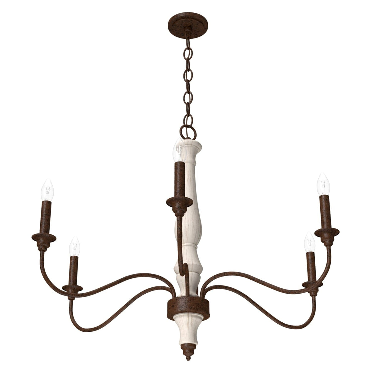 Teren 6 Light Chandelier