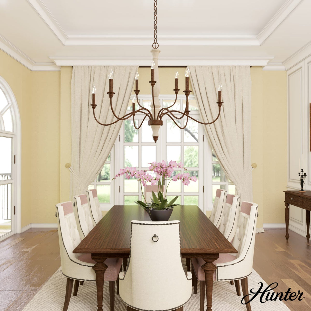 Teren 9 Light 2-Tier Chandelier