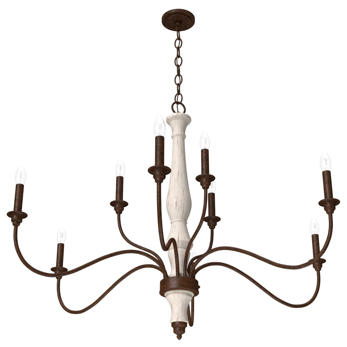 Teren 9 Light 2-Tier Chandelier