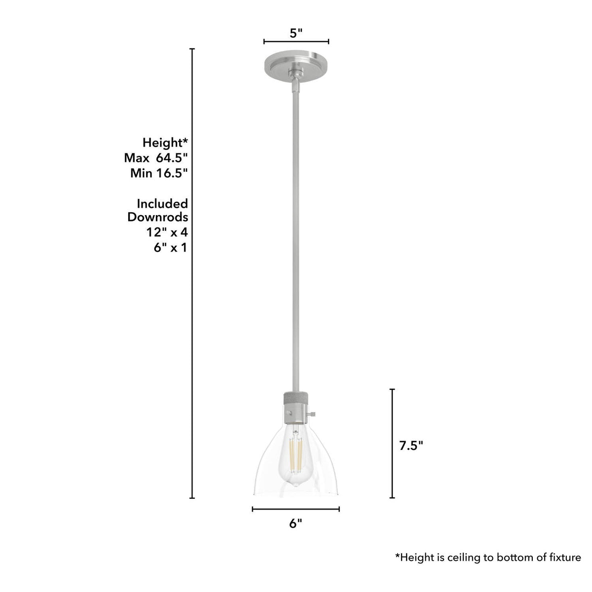 Van Nuys 1 Light Mini Pendant