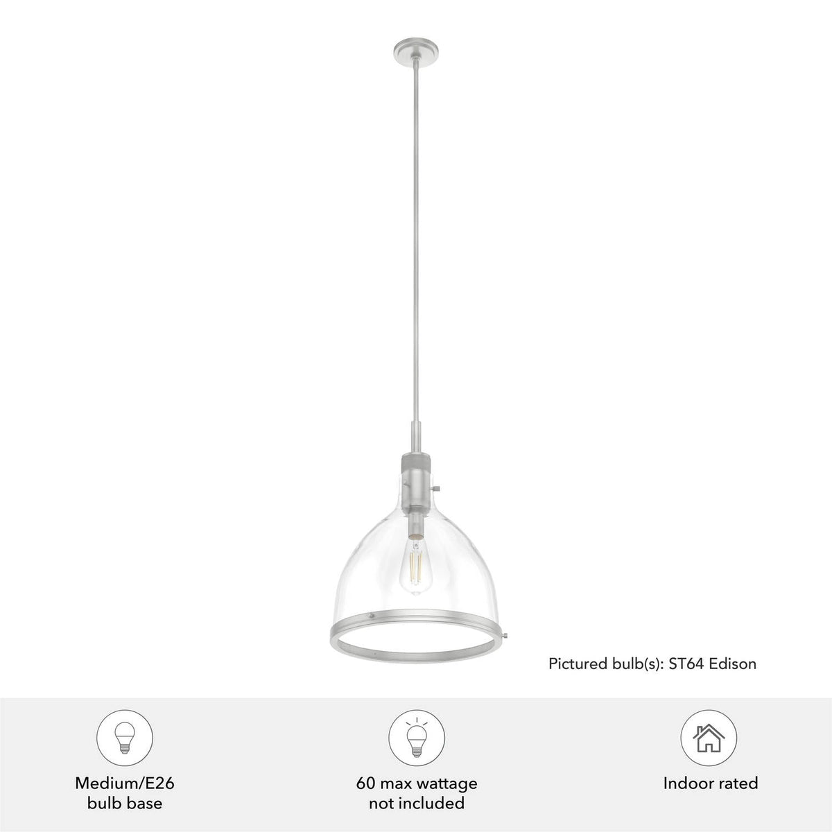 Van Nuys 1 Light Pendant 16 inch