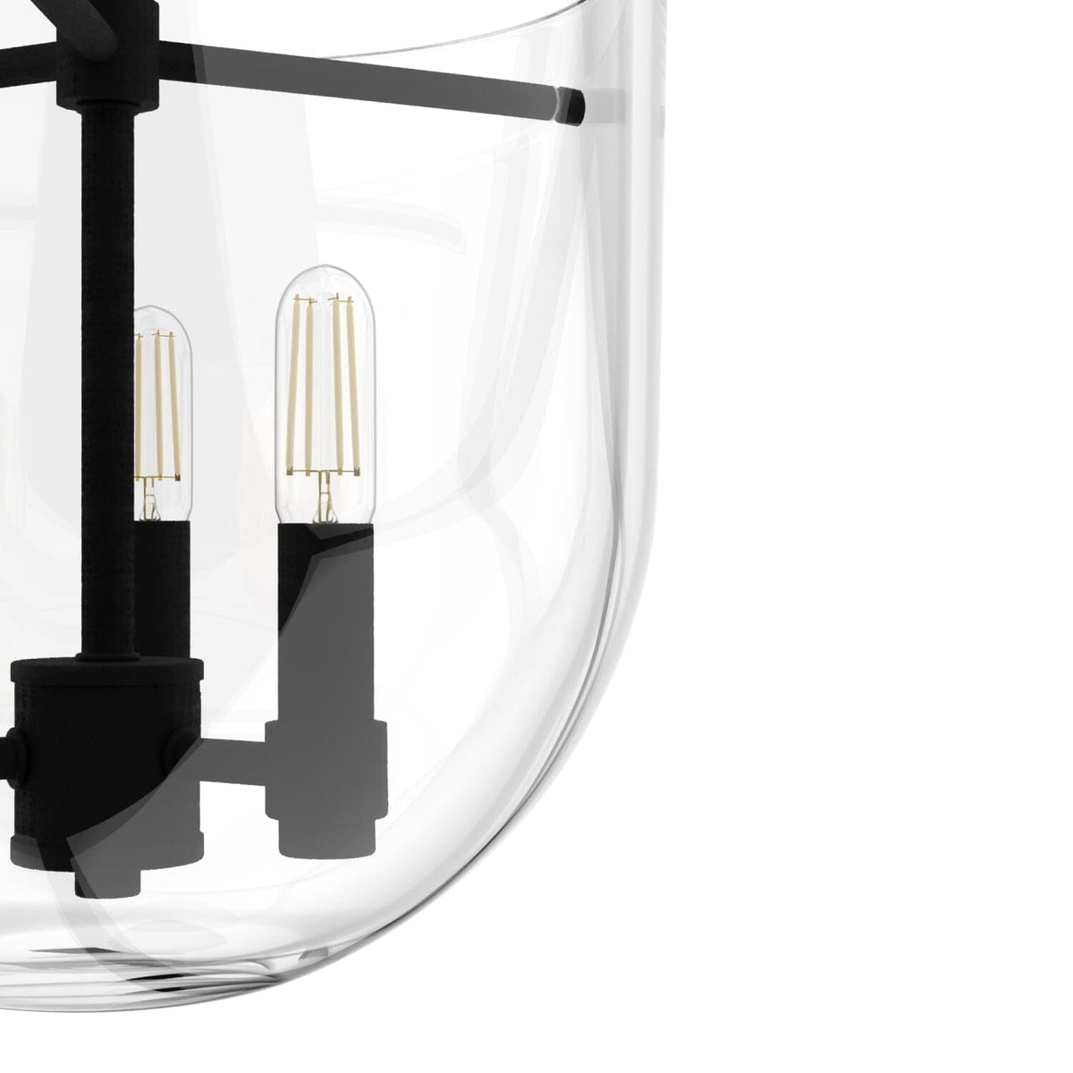 Sacha 3 Light Semi-Flush Mount