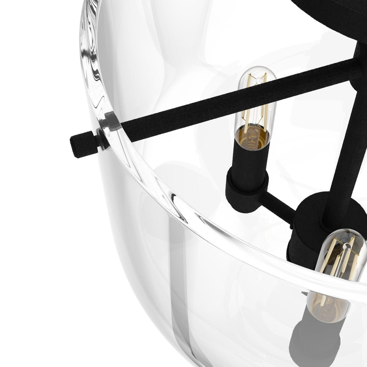 Sacha 3 Light Semi-Flush Mount