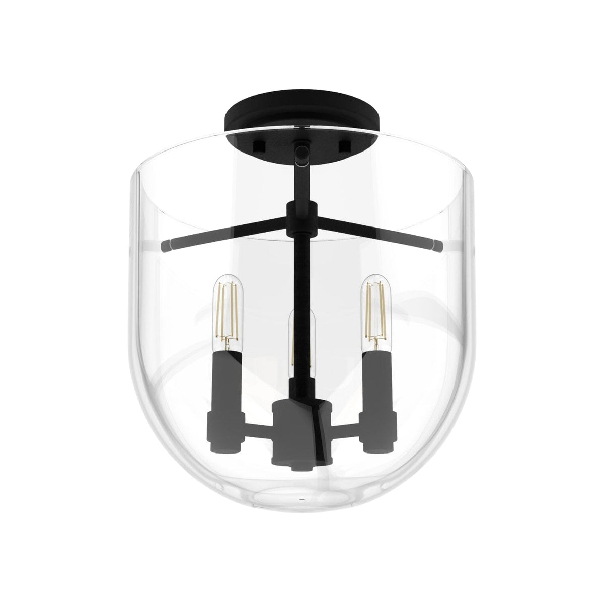 Sacha 3 Light Semi-Flush Mount