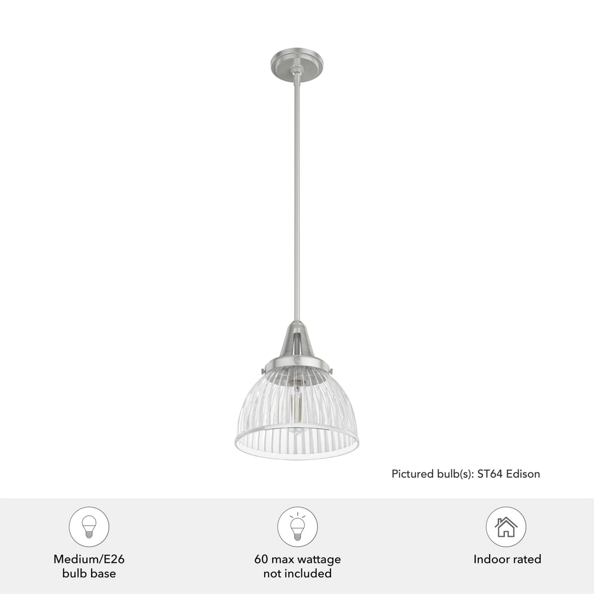 Cypress Grove 1 Light Pendant 10 inch