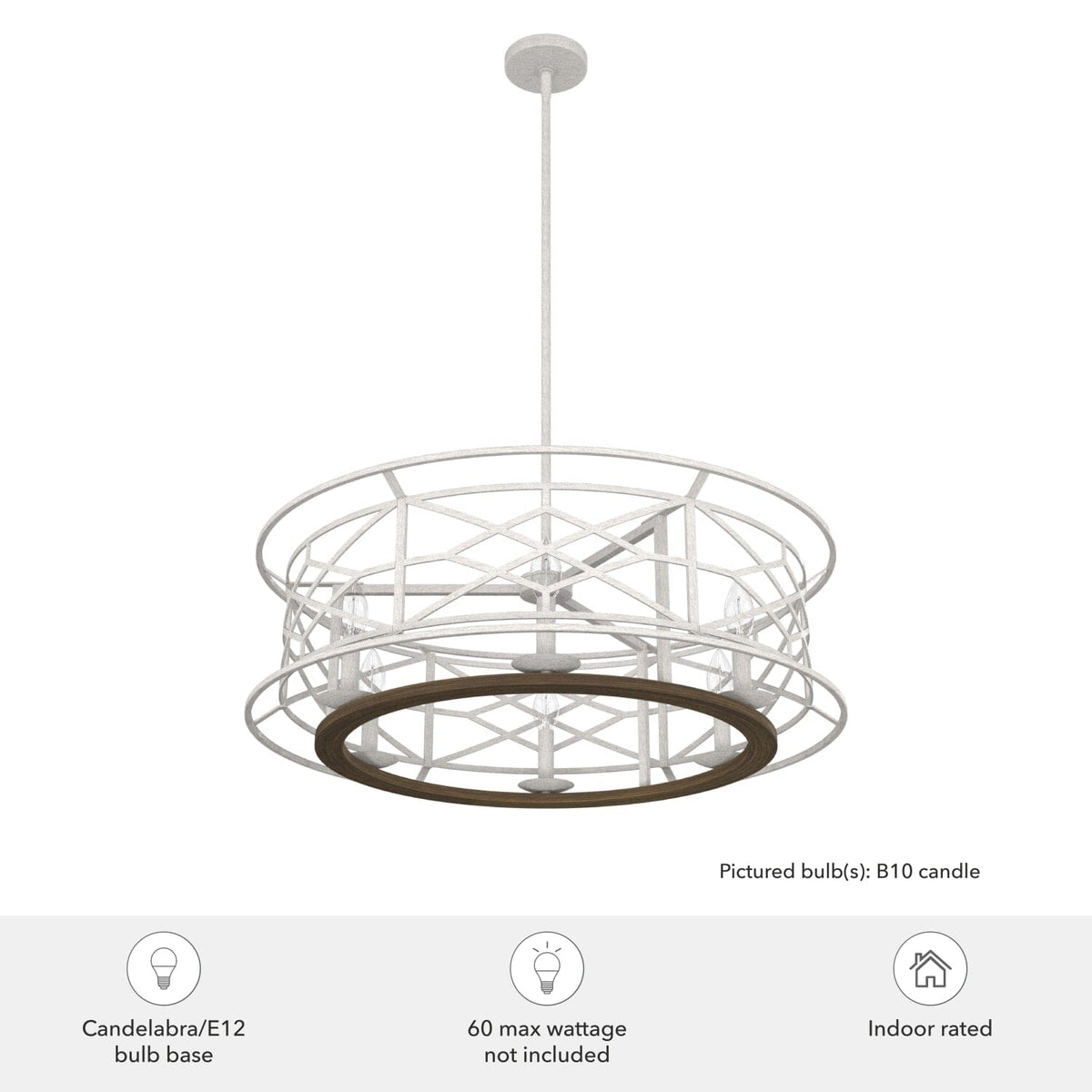 Langwood 6 Light Chandelier