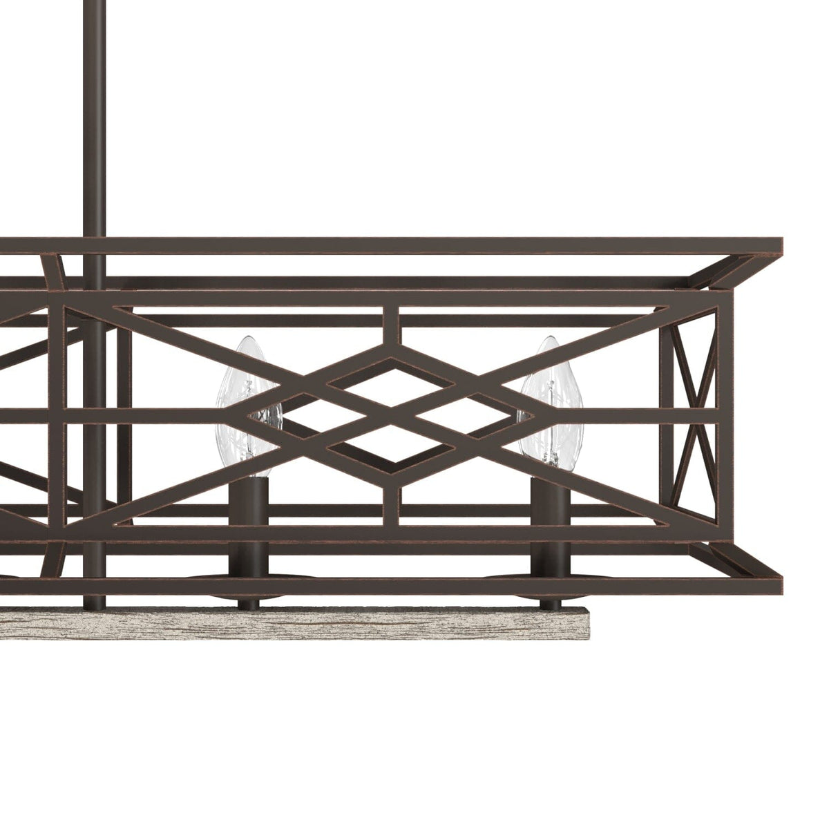 Langwood 6 Light Linear Chandelier