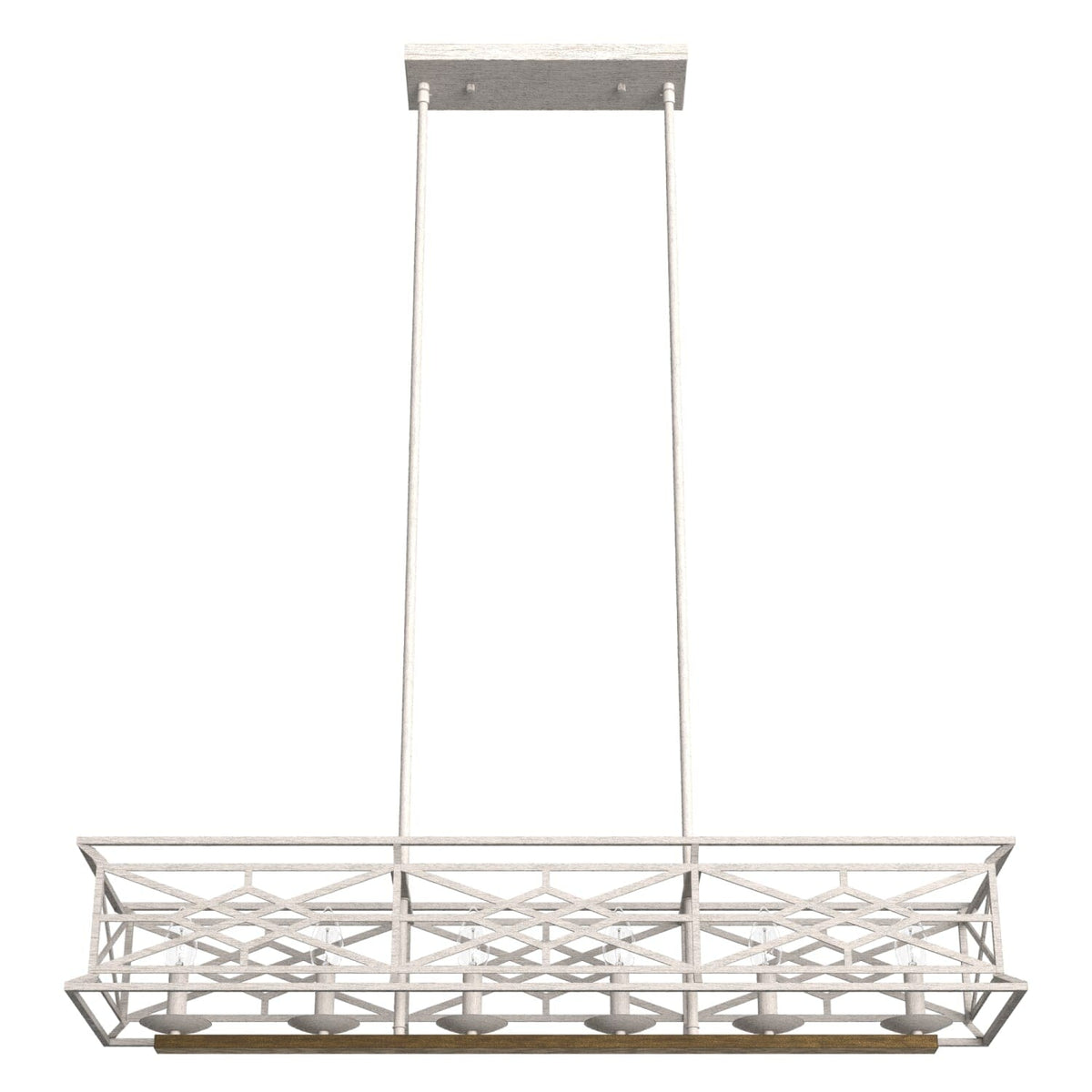 Langwood 6 Light Linear Chandelier