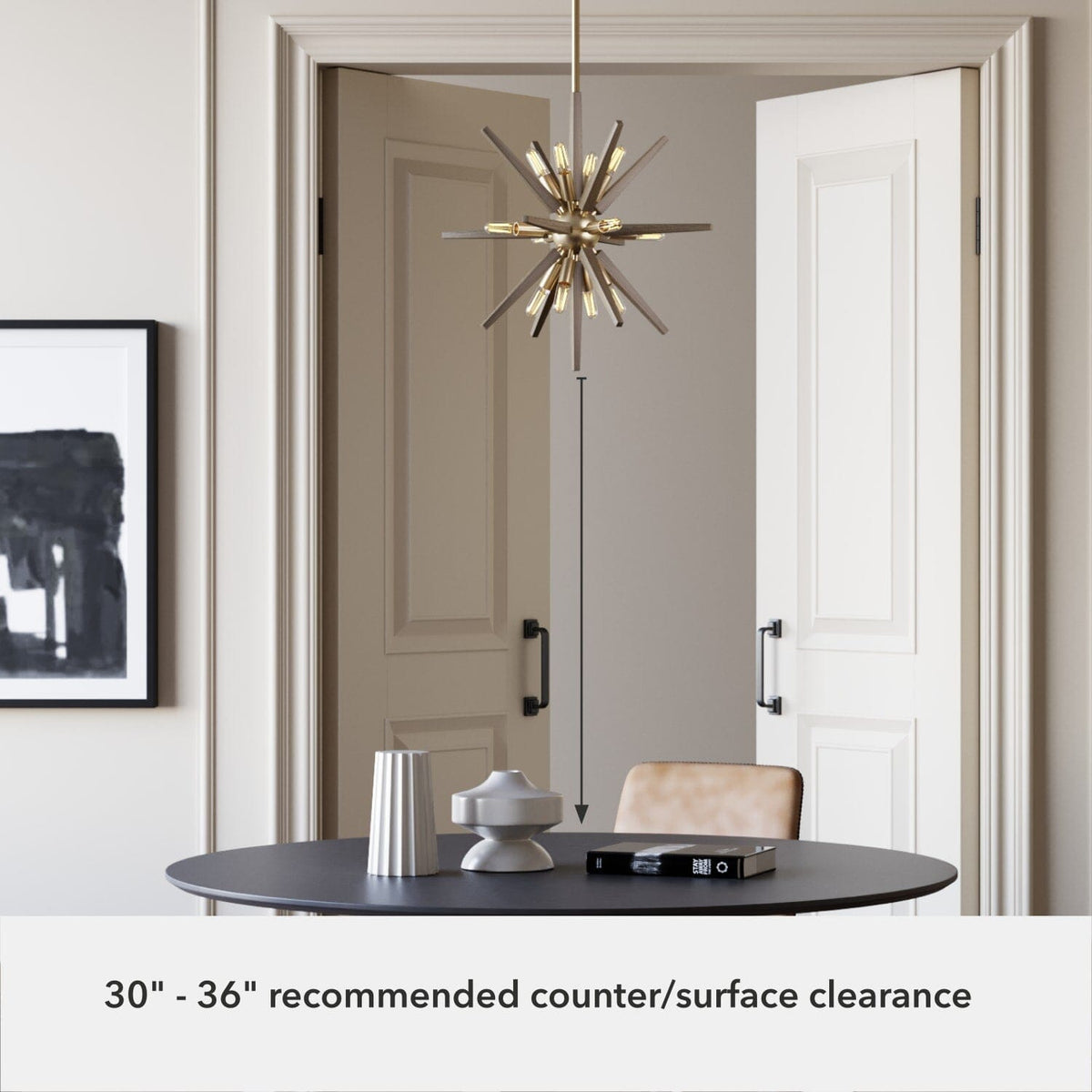 Jupiter Star 12 Light Pendant 18 inch