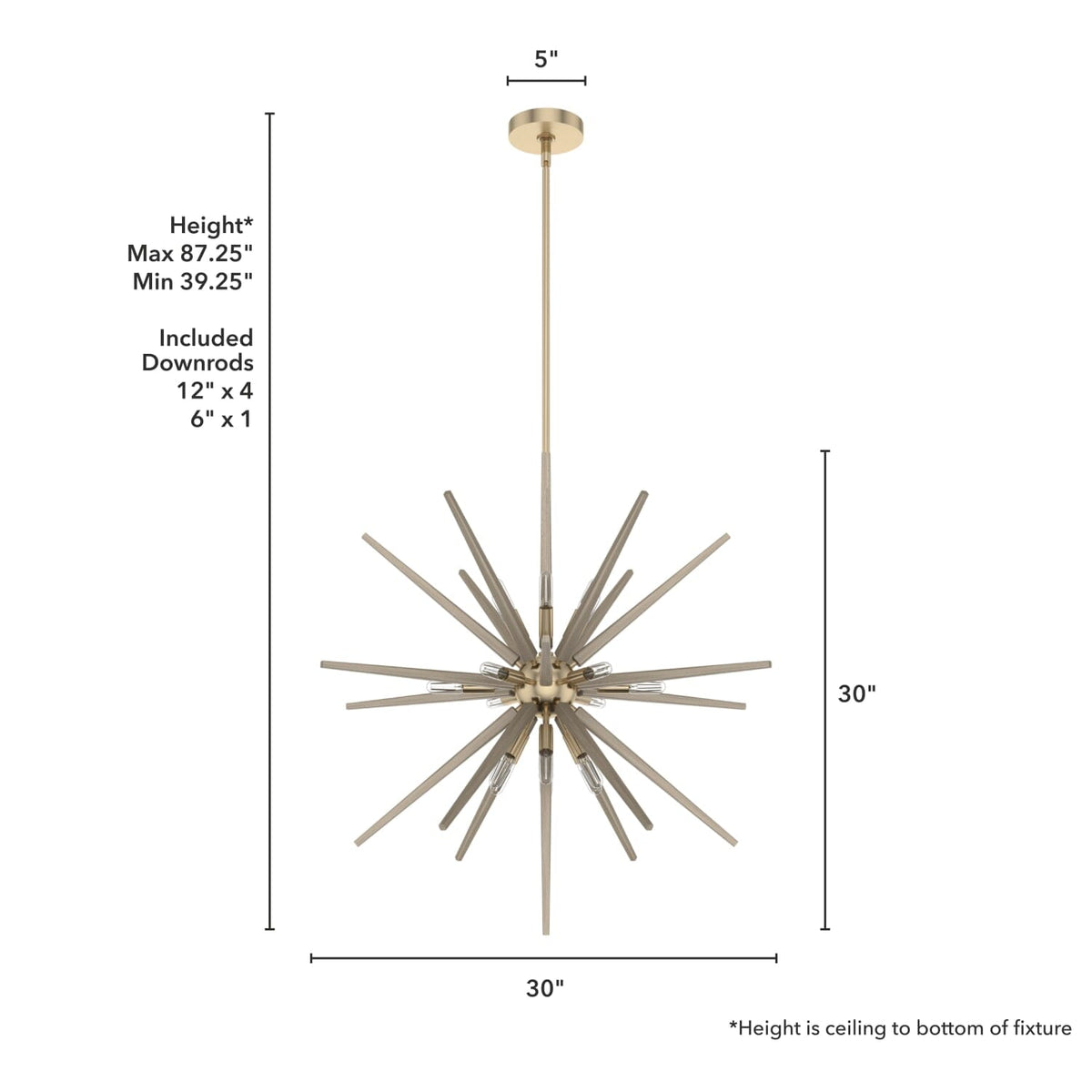 Jupiter Star Pendant 30 inch