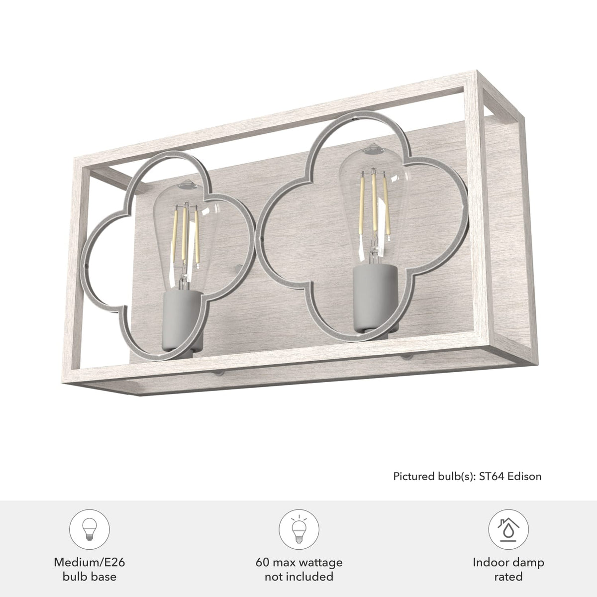 Gablecrest 2 Light Vanity