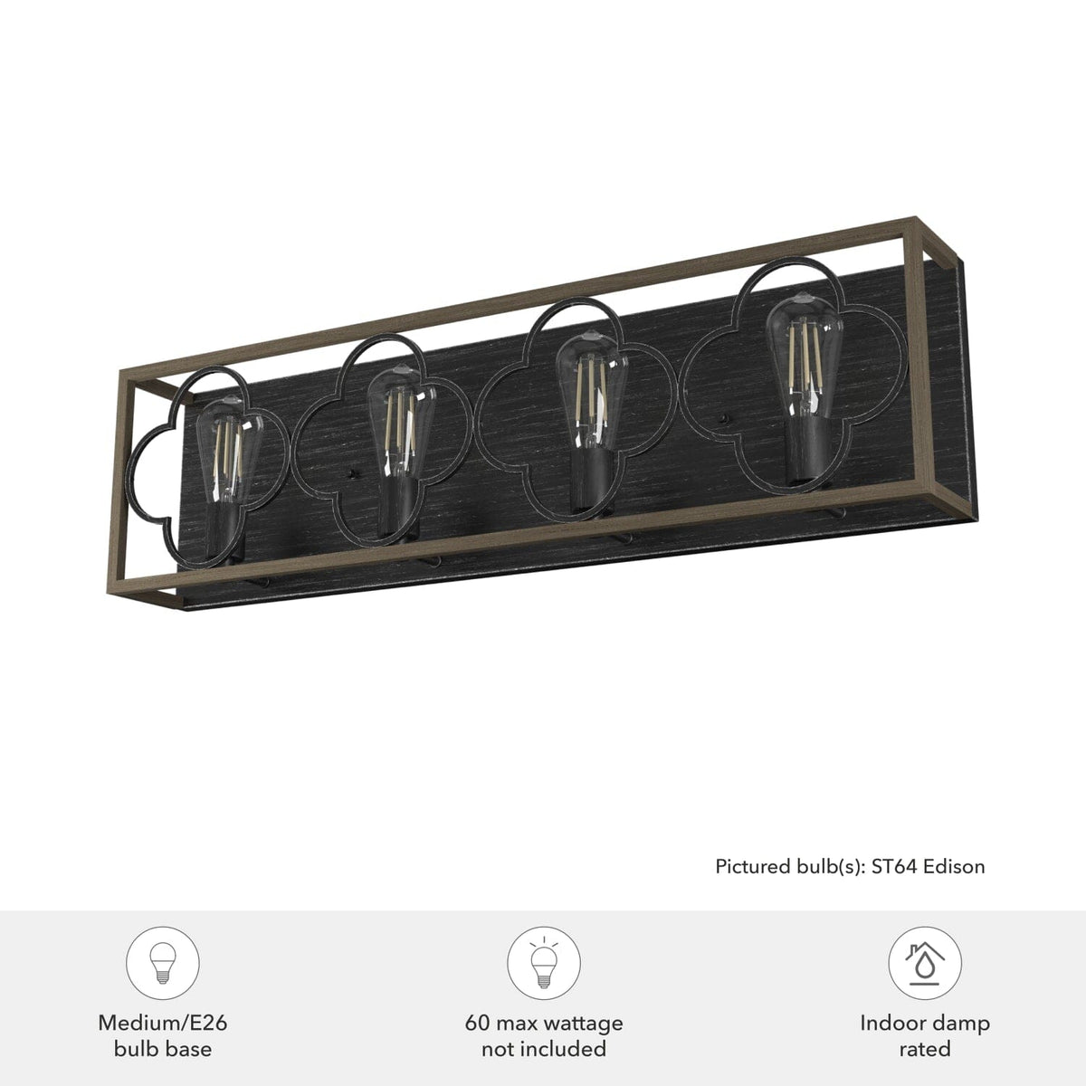 Gablecrest 4 Light Vanity